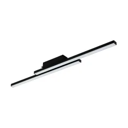 Eglo Deckenlampe Fraioli-Z Schwarz Aluminium 12 cm 6.5 cm - LED - Lichtfarbe: Extra warmweiss - Kaltes Tagesweiss - Deckenlampe- LED Energiesparlampe