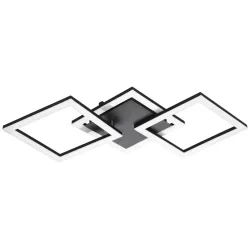 Eglo Paranday-Z Deckenleuchte (ZigBee) Schwarz-Weiss | 31 × 65 × 6 cm
