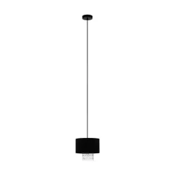 Eglo Pendellampe Sapuara Schwarz Stahl 24 cm 150 cm - Pendellampe