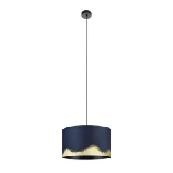 Eglo Pendellampe Casuarita Schwarz Stahl 38 cm 150 cm - Pendellampe