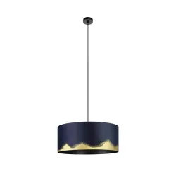 Eglo Pendellampe Casuarita Schwarz Stahl 53 cm 150 cm - Pendellampe