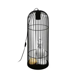 Eglo Stehlampe Latchely Schwarz Stahl 27.5 cm 72 cm - Stehlampe