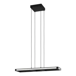 Eglo Pendellampe Salvilanas-Z Schwarz Aluminium/Stahl 20 cm 110 cm - LED - Lichtfarbe: Extra warmweiss - Kaltes Tagesweiss - Pendellampe- LED
