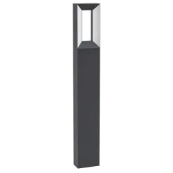 Eglo Stehlampe aussen Riforano Schwarz Aluminium 6 cm 77 cm - LED - Lichtfarbe: Warmweiss - Material: Aluguss - Stehlampe aussen- LED Energiesparlampe