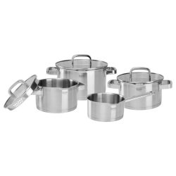 Kochtopfset Silver Line Aus Edelstahl, 7-Teilig 