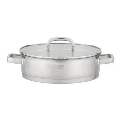 Servierpfanne Silver Line Edelstahlfarben Ø Ca. 28cm 