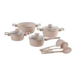 Kochtopfset Johanna Beige 10-Teilig 
