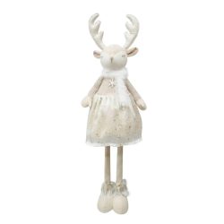 Dekorentier Deery 1 Creme/goldfarben