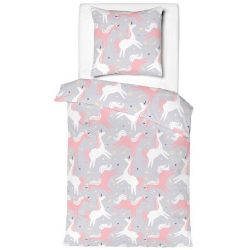 Kinderbettwäscheset Einhorn Renforcé 160/210 cm 