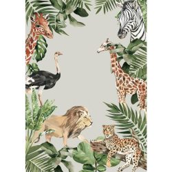 Kinderteppich Tierwelt Multicolor Ca. 120x170cm 120/170 cm 