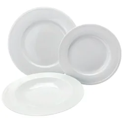Tafelservice Arlona Weiss 18-Teilig 