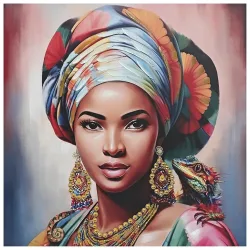 Keilrahmenbild Farai Multicolor Ca. 100x100cm 100/100/3 cm 