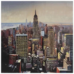 Keilrahmenbild Dawn Multicolor Ca. 100x100cm 100/100/3 cm 