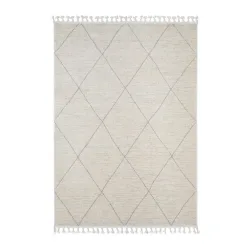 Webteppich Adjer 1 Alabasterfarben Ca. 80x150cm 80/150 cm 