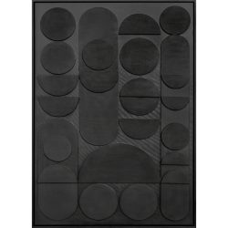 Keilrahmenbild Denise In Schwarz Ca. 100x140cm 100/140 cm 