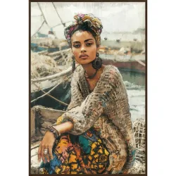 Keilrahmenbild Denise Small Multicolor 60/90 cm 