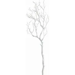Dekozweig Sam Weiss 97 cm 