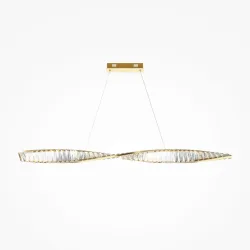 Wave LED Design Kristall-Pendellampe „Krone“ Maytoni