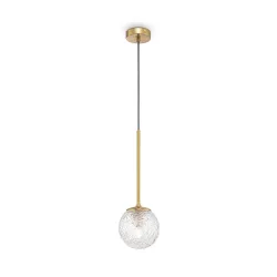 Pendelleuchte Ligero Messingfarben Max. 40 Watt 15/43,5 cm  