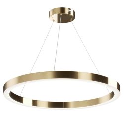Pendelleuchte Saturno Messingfarben Max. 60 Watt 80/180 cm  