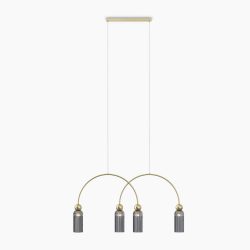 Pendelleuchte Mod302pl-04gr  110/360/10 cm 