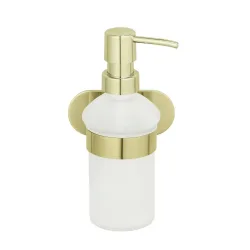 Seifenspender In Goldfarben Metall 