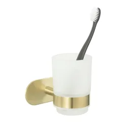 Zahnbürstenhalter In Goldfarben 10/9,5/10 cm 