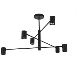 Deckenleuchte Lp-731/6p Bk_snow 6  80/12/44.5 cm 