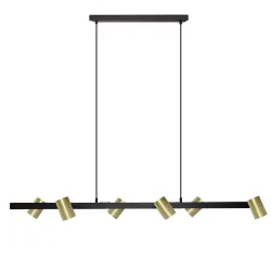 Hängeleuchte Lp-731/6p Gold _ Snow 6 115/45/150 cm  