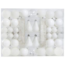 Christbaumkugel-Set Joy Weiss 