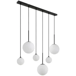 Hängeleuchte Hallie Schwarz/opal Max. 5 Watt 91/20/117 cm  