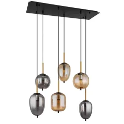 Hängeleuchte 15345-6a 80/34/120 cm  