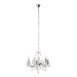 mutoni - Luster Cuimbra Ii klar 44x44x128, One Size, Transparent
