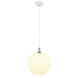 Hängeleuchte Maxy Weiss/chrom Max. 60 Watt 29/120 cm  