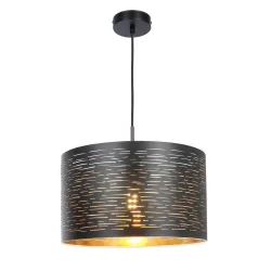 Hängeleuchte Tunno In Schwarz Max. 40 Watt 38/120 cm  