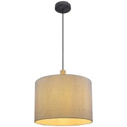 mutoni - Hängeleuchte Roger Metall  matt 1xE27, One Size, Schwarz