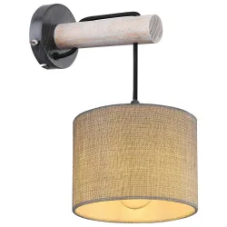 mutoni - Wandleuchte Roger Metall  matt 1xE27, One Size, Multicolor