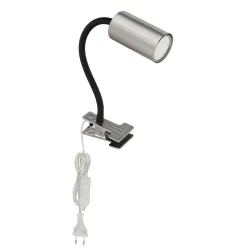 mutoni - Klemmstrahler Robby Metall Nickel matt 1xGU10, One Size, Multicolor