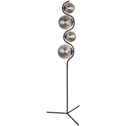 Stehleuchte Porry Schwarz D: 66cm 4-Flm.  