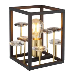 Tischleuchte Lisbon Gold/schwarz Max. 40 Watt  