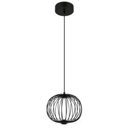 Led-hängeleuchte Galway Schwarz Max. 15 Watt 30/30/150 cm  