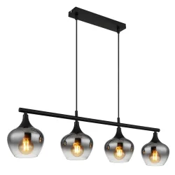 Hängeleuchte Maxy Schwarz Max. 40 Watt 90/15/120 cm  