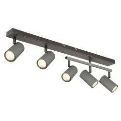 Strahler Robby Grau/schwarzchrom Max. 35 Watt  70/35/17 cm 