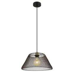 Hängeleuchte Baku Schwarz Max. 40 Watt 36/120 cm  