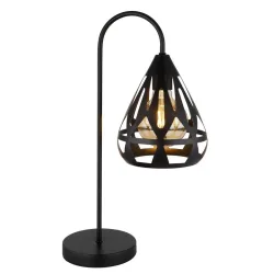 Tischleuchte Hassan Schwarz Max. 40 Watt  