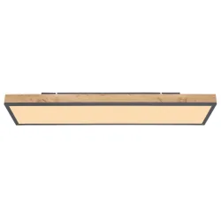 Led-deckenleuchte Doro In Braun Max. 24 Watt  