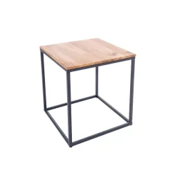 Beistelltisch B154405 Justus Holz, Metall 40/40/41 cm 