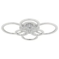 Deckenlampe SALINAS variable Intensität 60.5cm 48W silber