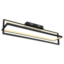 Led-deckenleuchte Flips Opal/schwarz Max. 23 Watt  