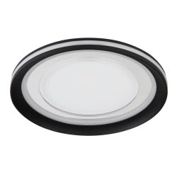 Deckenleuchte Clarino Schwarz/weiss Max. 18 Watt 18 W 30/5.5 cm  